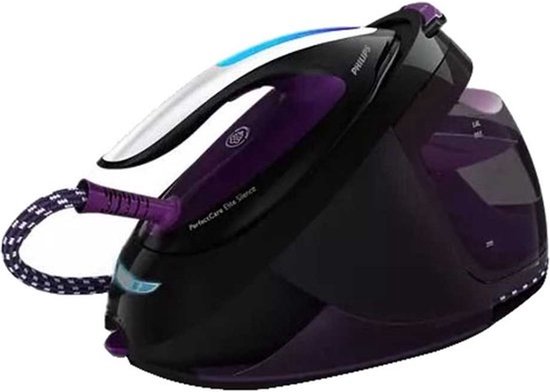 Philips Perfect Care Elite GC9650/80 - Stoomgenerator - 1.8L Watertank - Zwart / Paars