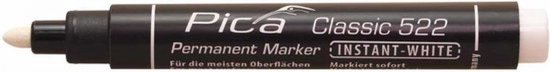 Pica Classic Instant-White Marqueur permanent 1-4 mm rond