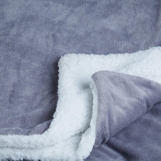 Uitdrukkelijk Diversen Bewust worden relaxdays plaid - groot - woondeken - grijs - deken - bankkleed - fleece  deken - nep... | bol.com