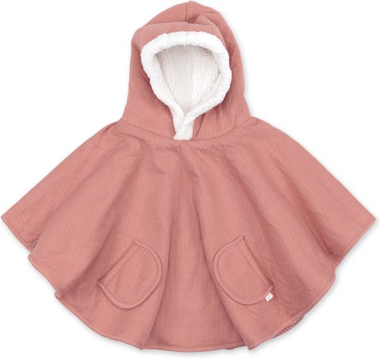 BEMINI Poncho de voyage - 9-36m - Pady tetra jersey + teddy - Bambi
