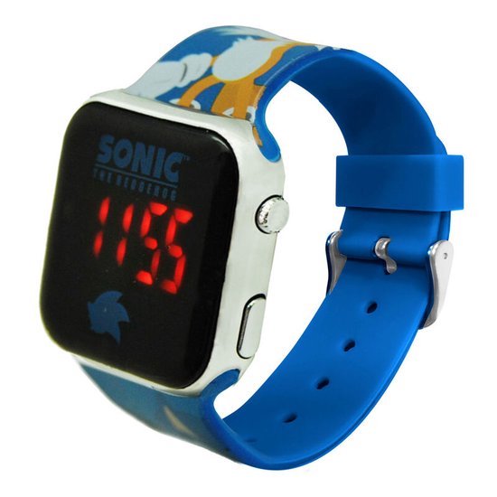 Digitale klok Sonic Kinderen LED-scherm Blauw Ø 3,5 cm