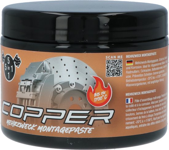5in1 Koperpasta - Copper Grease - 500 gram van Merkloos — afbeelding 2