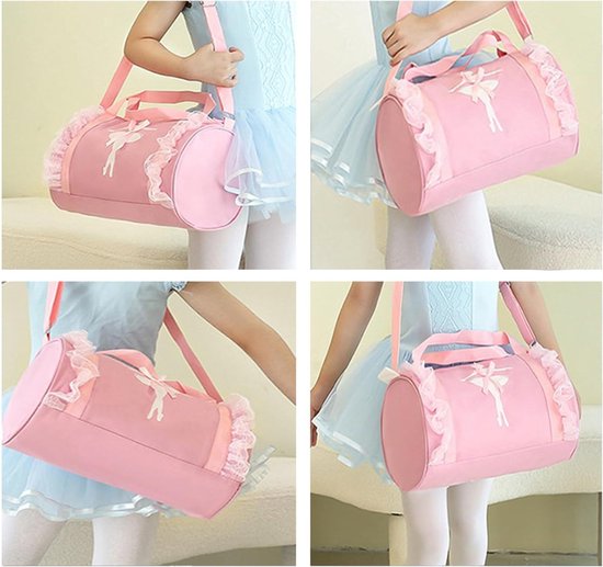 Alista Danstas DANCE | Metallic Blauw/Groen | Sporttas voor Kinderen | Duffle Bag