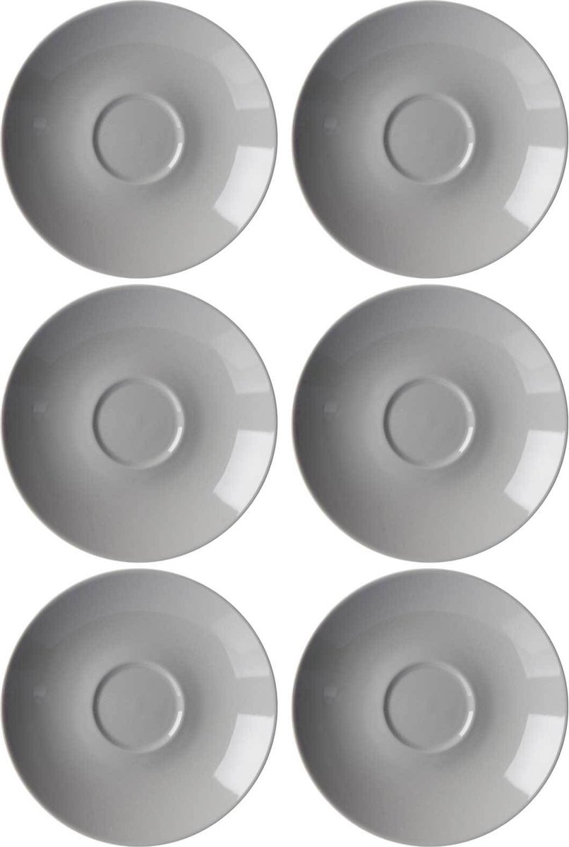 Kaffeeuntertassen Doppio ø 16 cm Set van 6