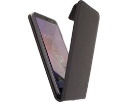 Mobilize Telefoonhoesje geschikt voor HTC U11 Plus Hoesje | Mobilize Classic Gelly Flipcase | Pasjeshouder voor 1 Pasje | Telefoonhoesje voor Pinpas / OV Kaart / Rijbewijs - Zwart