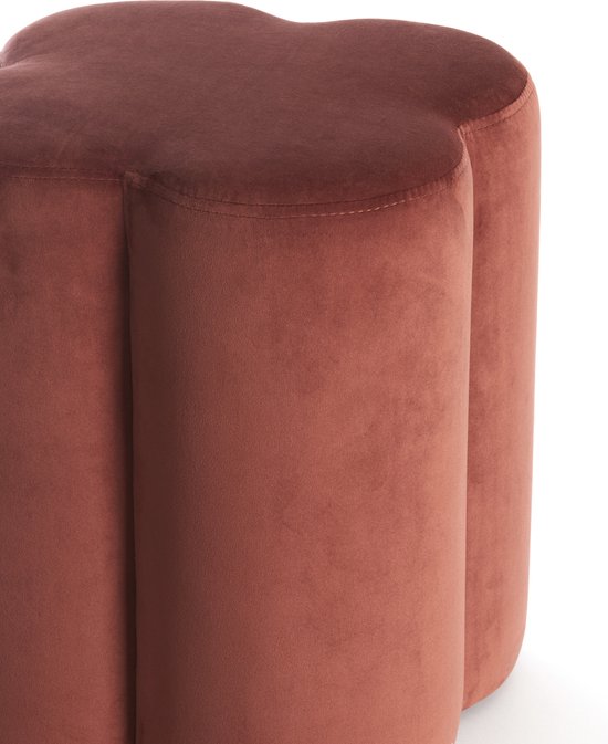 Light & Living - Pouf NALANI - Ø38x45cm - Rouge