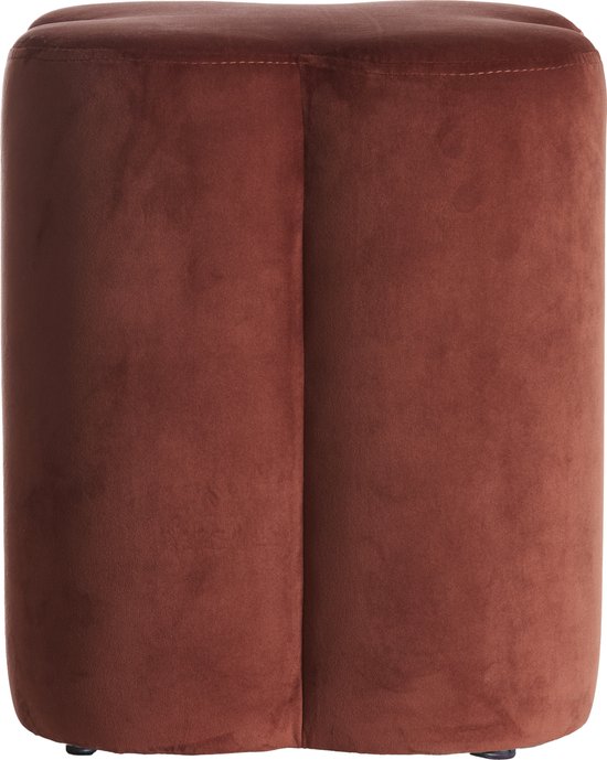 Light & Living - Pouf NALANI - Ø38x45cm - Rouge