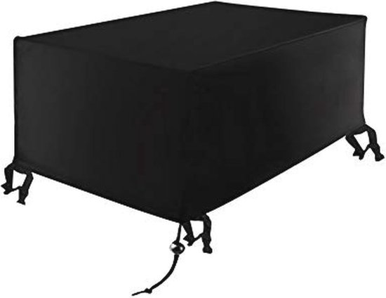 XDPBLM Hoes voor buitenmeubilair - 240 x 90 x 80 cm (L x B x H), weerbestendig, rechthoekige patio, zwaar belastbare tafelhoes, waterdicht, anti-uv