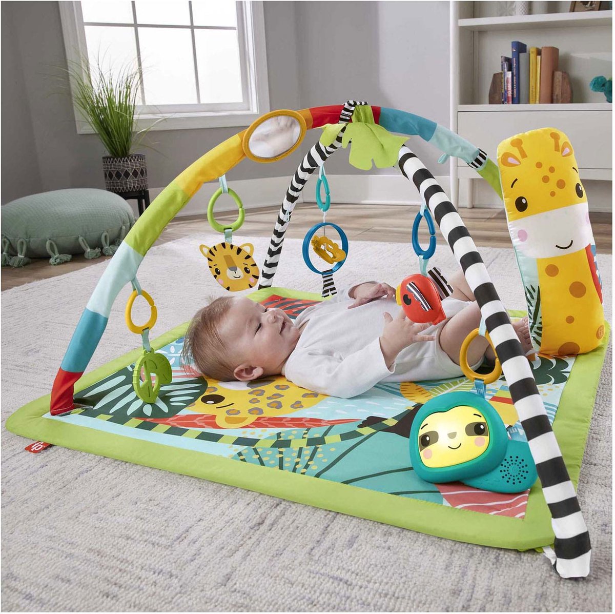 Fisher-Price Baby Gym 3 in 1 Jungle - Baby speelgoed - 0 tot 6 maanden — afbeelding 15