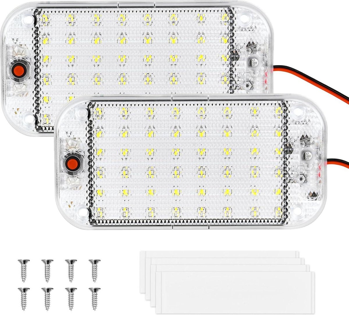35.5 Inch LED Strobe Light Bar - 32 LED Auto Noodlicht Baken Amber 12-24V