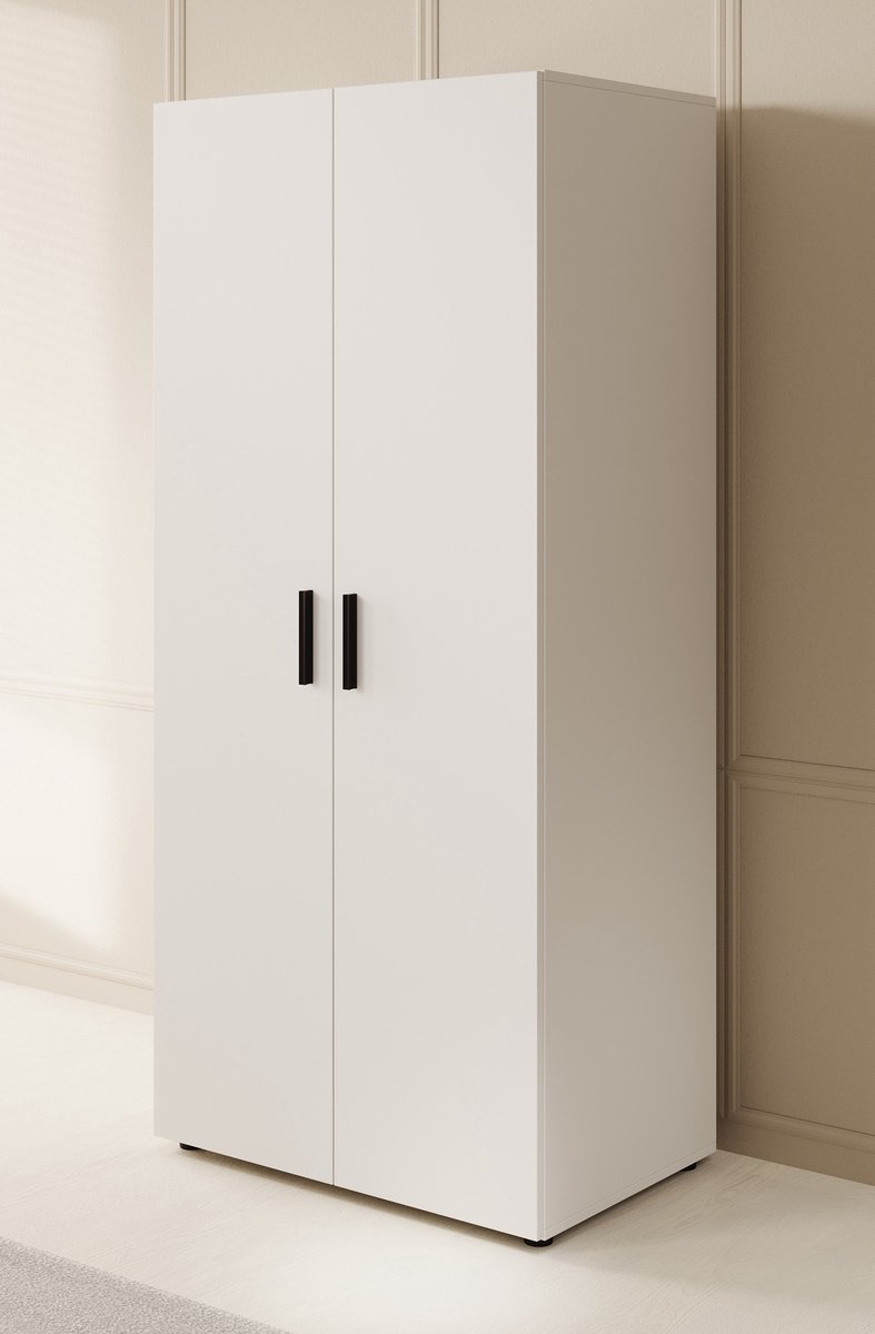 MEUBELLA Kledingkast Bellini - Wit - 80 cm
