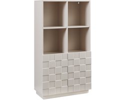 Commode Bopibobro 118x64x30 cm beige (en.casa)