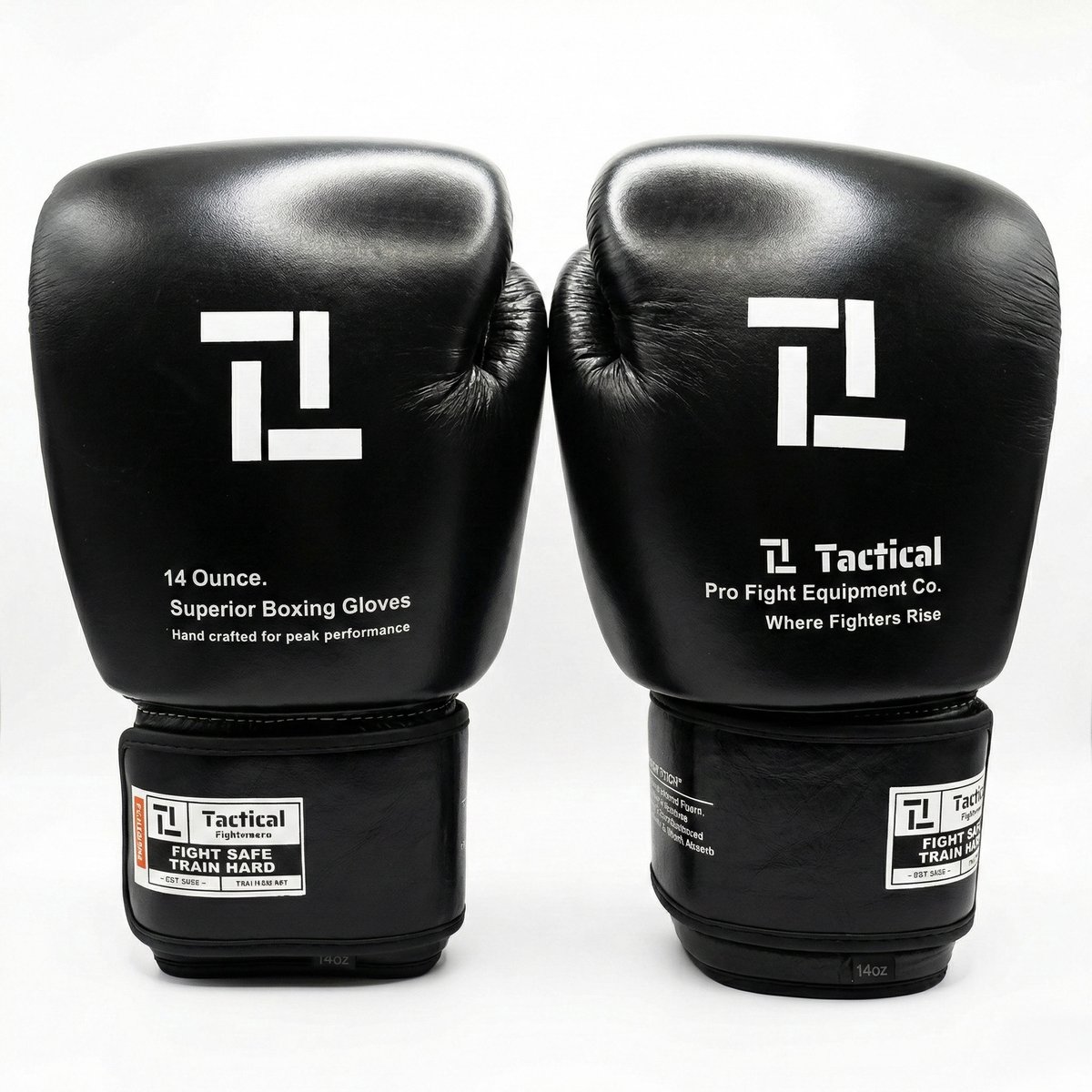 Tactical Fightwear - PU Leer - Kickbokshandschoenen - Bokshandschoenen - Training & Sparren - 14oz