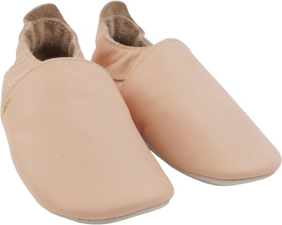Bobux Soft Soles Chausson Cuir Souple Bébé, Chaussures Premiers Pas, Pantoufle Bébé, Simple Shoe Rose, 22 EU