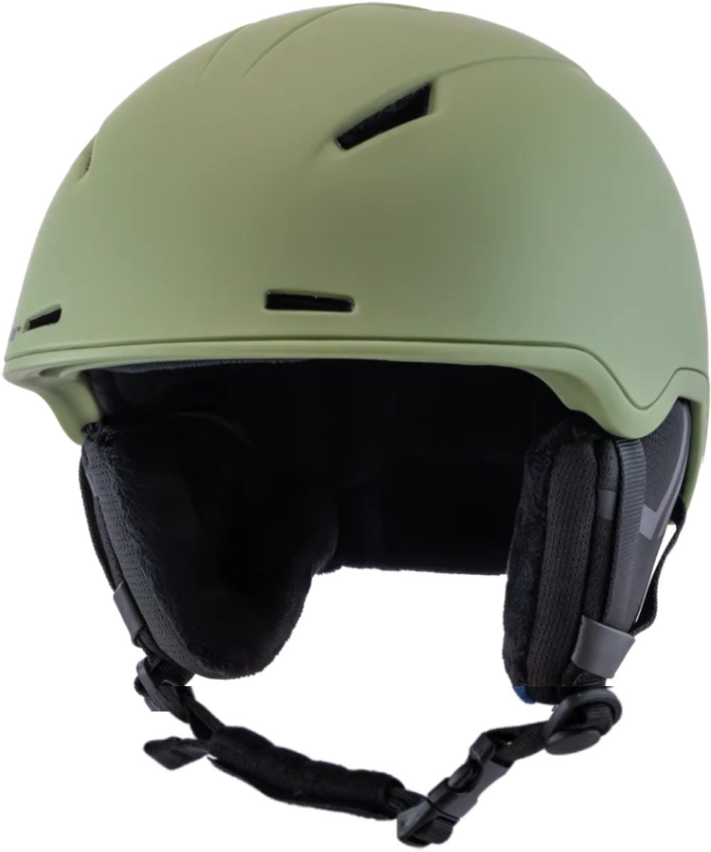 Slokker Mondo Skihelm | Green Soft Touch | Maat: 59 - 61 cm