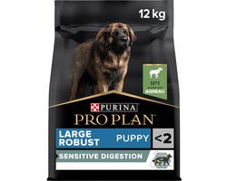 PRO PLAN Droogvoer rijk aan lamsvlees OptiDigest - Voor grote robuuste pups met een gevoelige spijsvertering - 12 kg