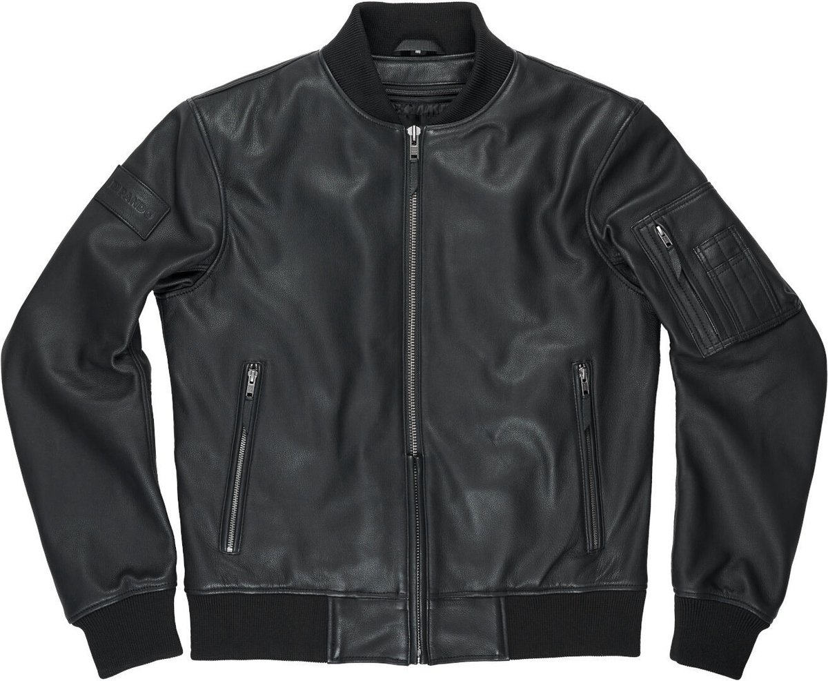 Pando Moto Falcon Aviator Zwarte Leren Jas - Jas