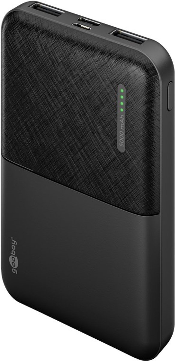 goobay Power Bank Compact 5,000 mAh powerbank