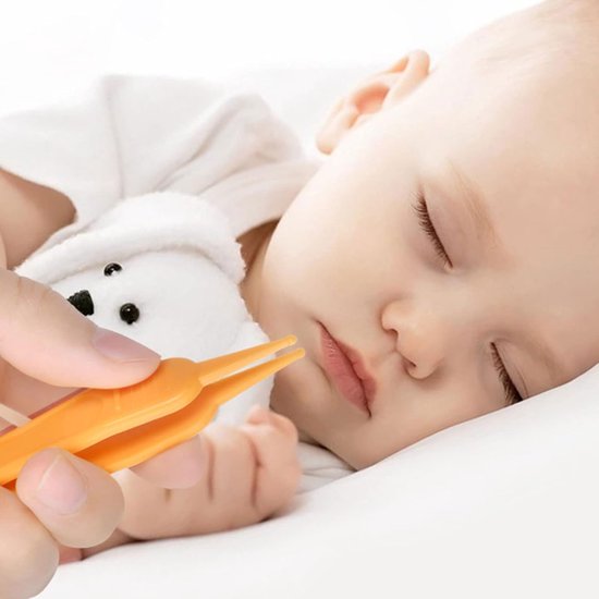 5 neusclips voor baby's, met ronde kop, veilig en betrouwbaar, verwijdert neusslijm, reinigt de neusholte, neusverzorgingsset voor pasgeborenen, hygiënische babyproducten. van Merkloos — afbeelding 2