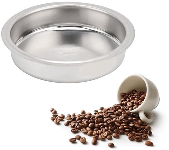 KARZO - Backflush Insert, 51mm RVS Blinde Filter voor Delonghi EC680 ...