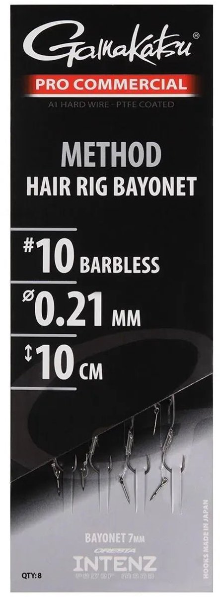 Gamakatsu Method Hair Rig Bayonet Barbless H16 0.17mm 10cm van Gamakatsu — afbeelding 4