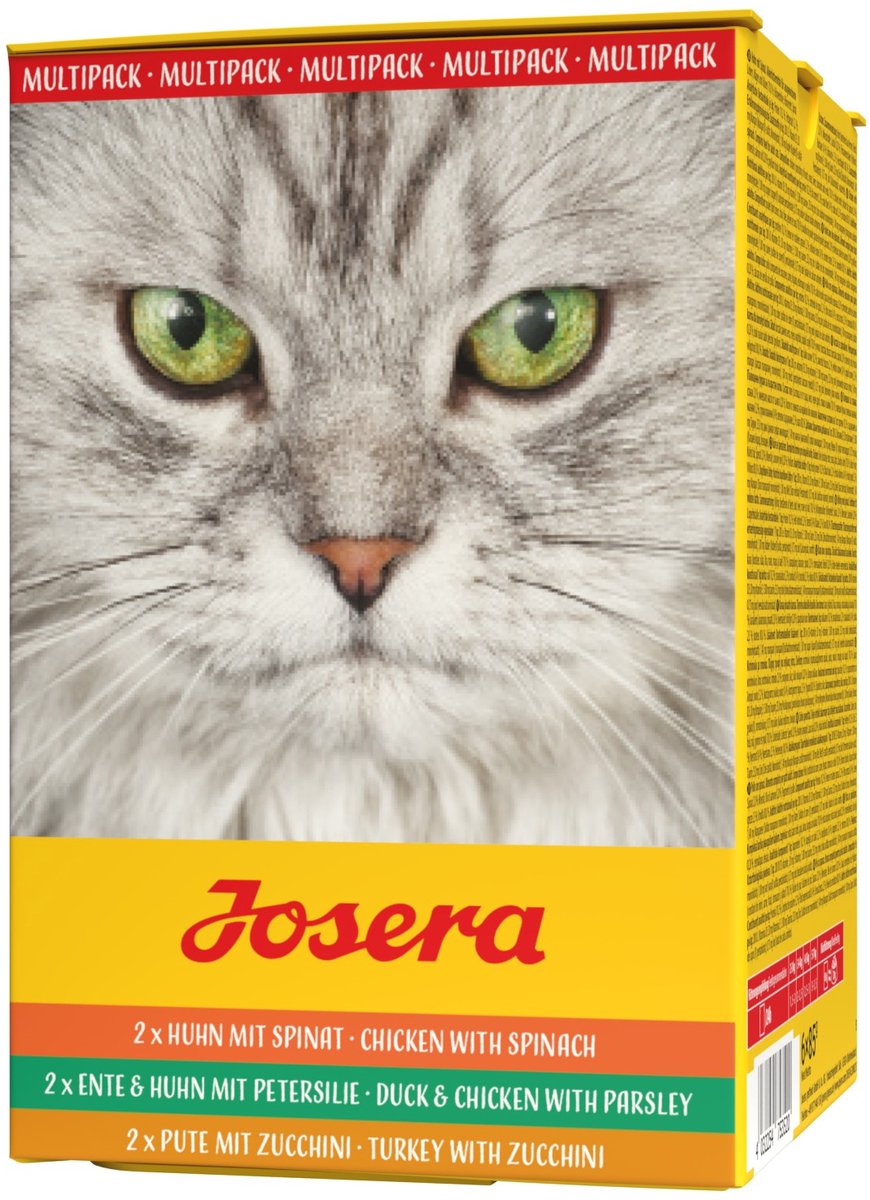 Josera Kattenvoer Josera - Multipack Paté 6x85gr - Graanvrij, met Zalmolie, Volledig Natvoer