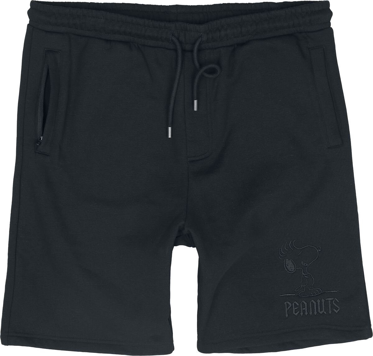 Peanuts Snoopy Heren Shorts - zwart - 3XL