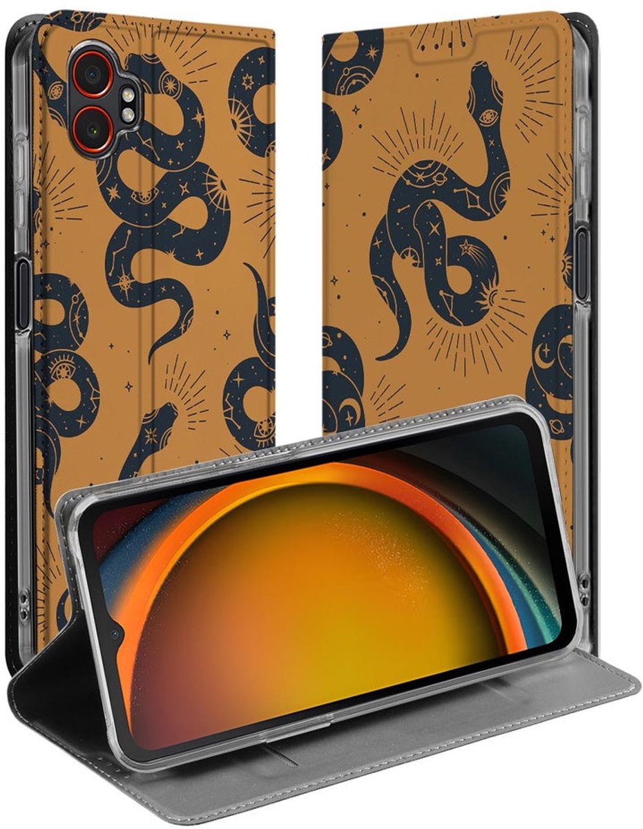 Standcase Hoesje voor Book Wallet Case Samsung Galaxy Xcover 7 Pro Snakes