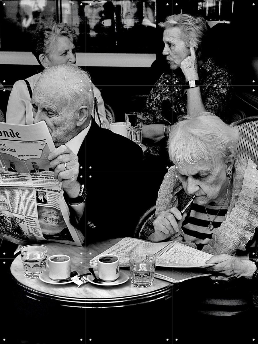 IXXI Involvement, Didier Guibert & Various - 60 x 80 cm - Gratis ophangtool - Grote wanddecoratie en posters - Fotografie, Realisme, Klassiek