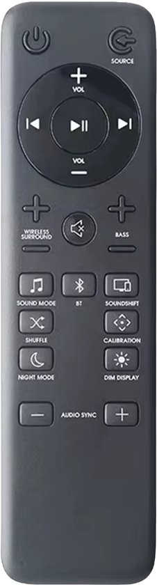 Bedienbaas – Télécommande Soundbar – JBL Bar 2.1 / 3.1 / 5.1 – Remplacement direct – Aucune installation