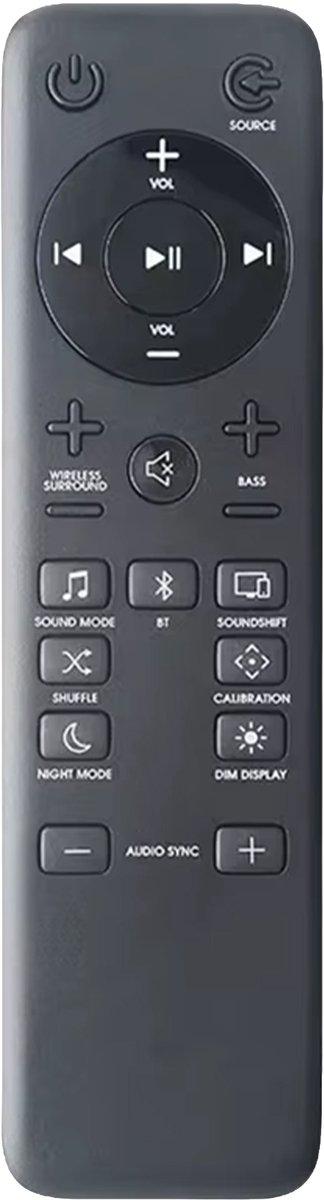 Bedienbaas – Soundbar Afstandsbediening – JBL Bar 2.1 / 3.1 / 5.1 – Directe vervanging – Geen installatie