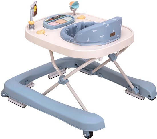 Topmark Lexi 2-in-1 Loopstoeltje en Duwwagen - Blue van Merkloos — afbeelding 5