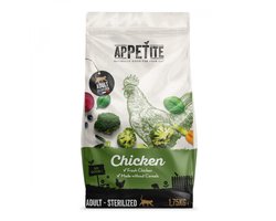Appetite Adult Sterilised Kattenbrokken met Kip 1,75kg