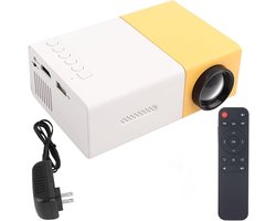 Projector - mini beamer - Zakbeamer - Draagbaar - Zakprojector - Oplaadbaar - Voor thuisbioscoop en buitenfilms, ideaal cadeau voor kinderen - 8 x 4 x 12 cm