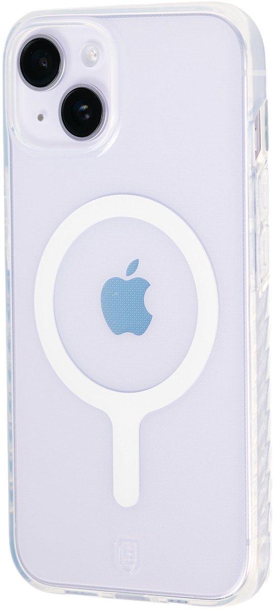 BodyGuardz Carve MagSafe Case - geschikt voor iPhone 14 - gemaakt van bio-plastics - met anti-bacteriële bescherming - geschikt voor MagSafe en draadloos laden - Clear