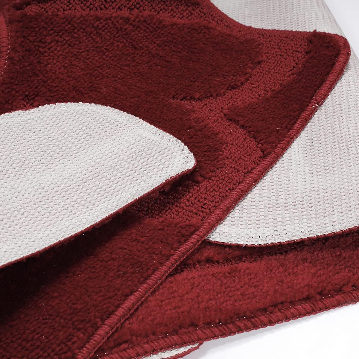 Luxe Badmat Set 3 Delig - Zacht, Antislip Badkamerset voor Douche, Bidet en Toilet