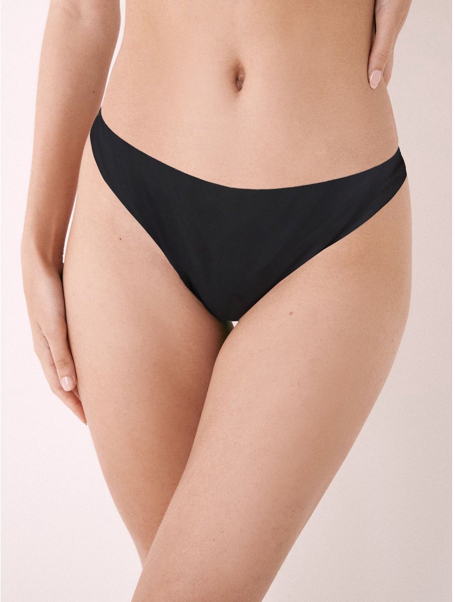 Next Bikinibroekje met ruches aan de zijkant en hoge beenuitsnijding