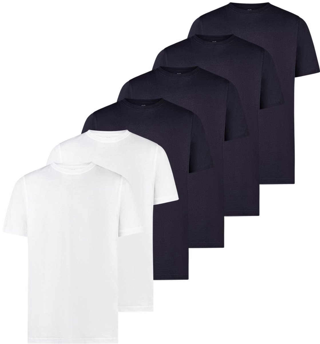LERROS Heren t-shirt 6 pack Basic