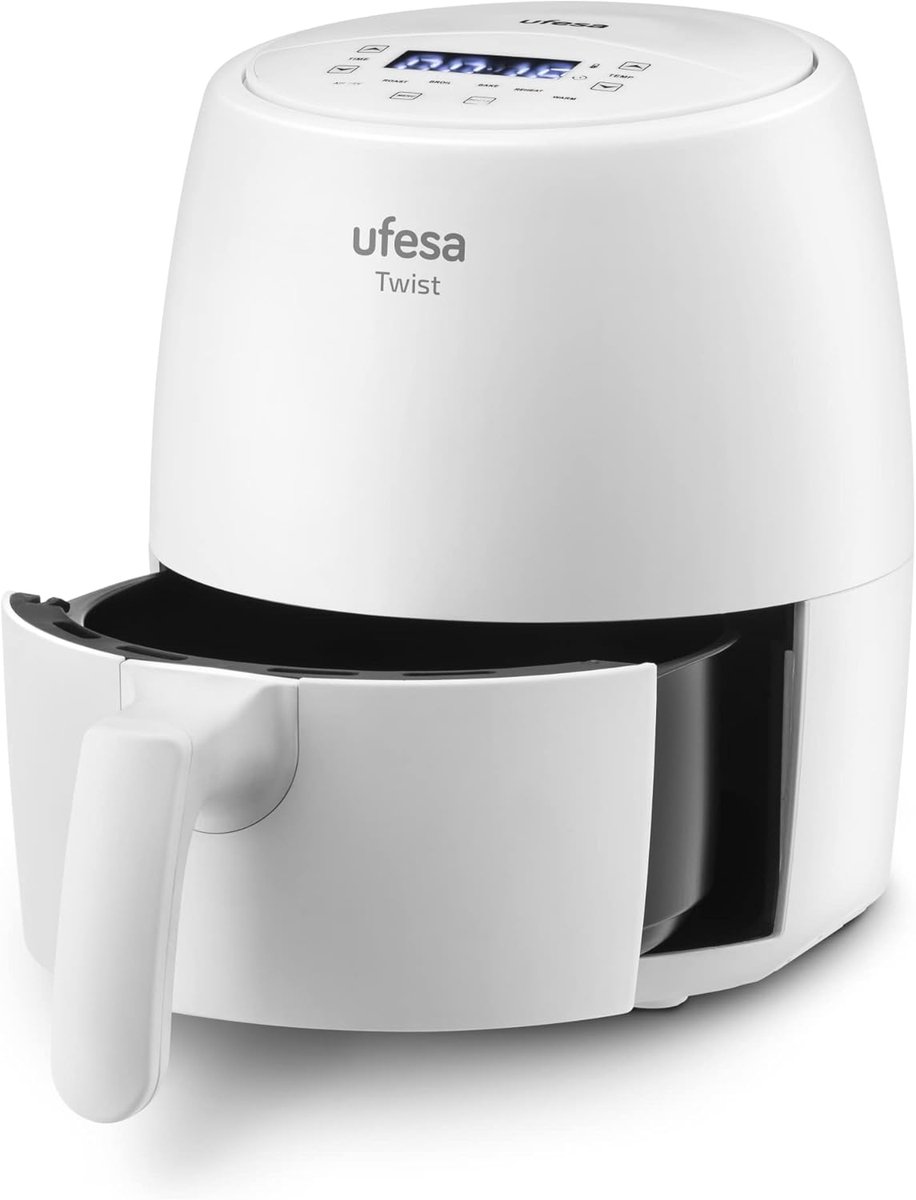 Heteluchtfriteuse 2L met 6 Programma's - Compacte Airfryer Tot 200°C