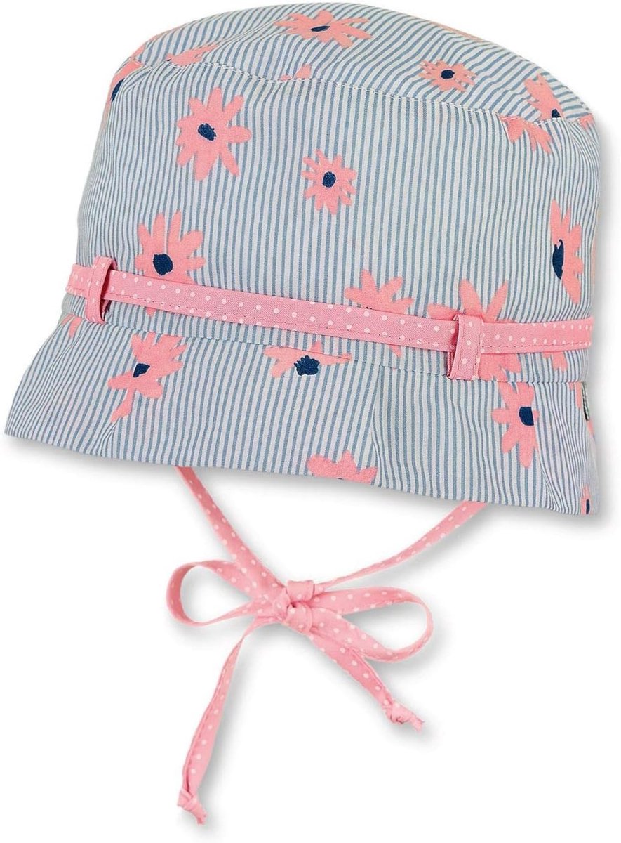 Zomerhoed Baby Meisjes met Oorflappen en Nekbescherming - Katoen