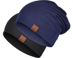 Slouch Beanie Unisex Lichtgewicht Muts voor Dames en Heren - Dunne en Elastische Hoofdbedekking