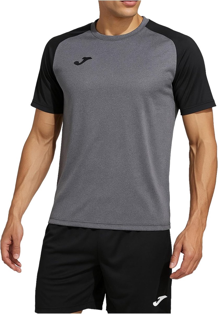 Sport T-Shirt Heren Korte Mouw Ronde Hals Ademend Trainingsshirt