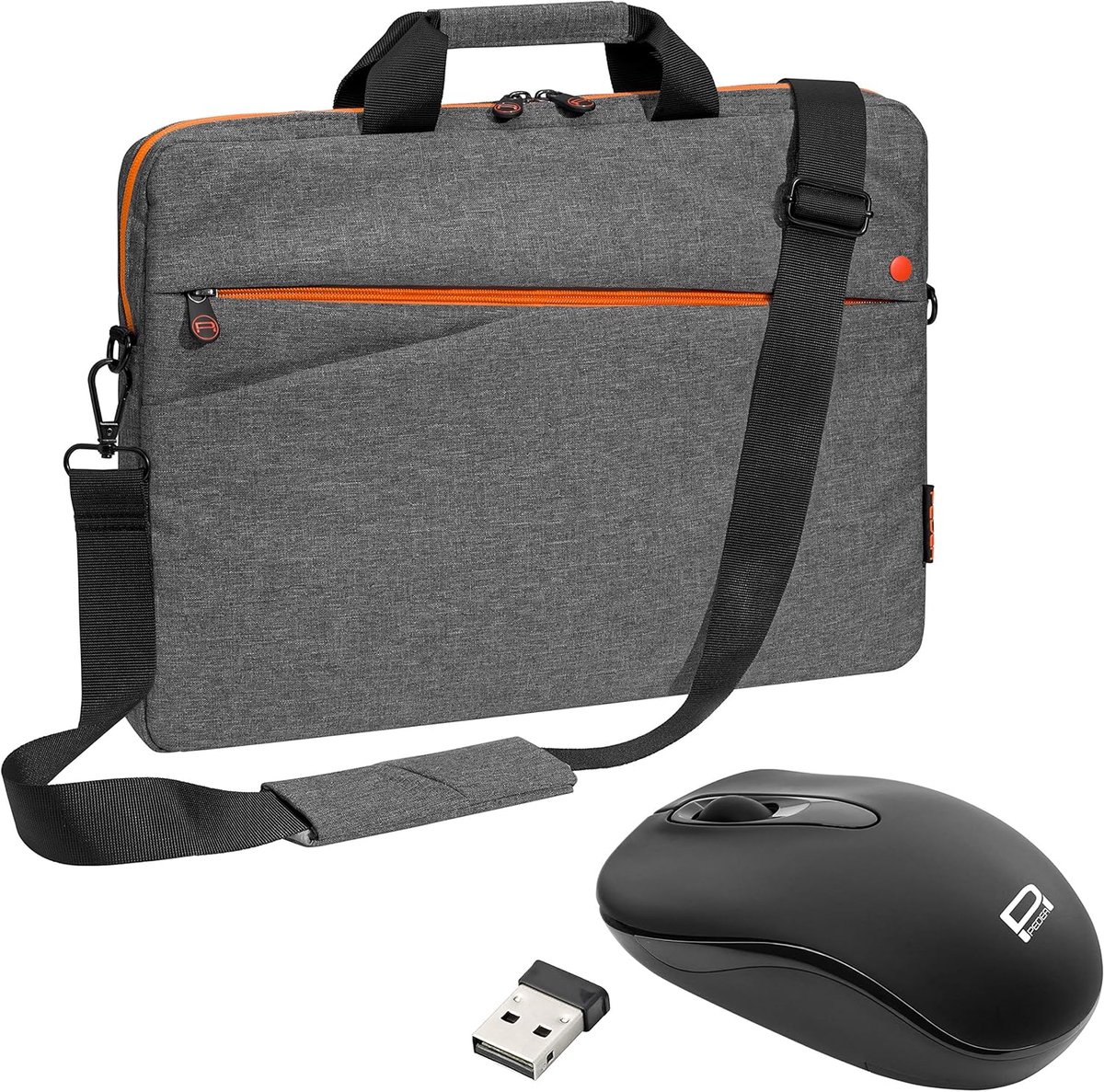 Laptoptas 15.6 inch met Accessoirevakken en Draadloze Muis