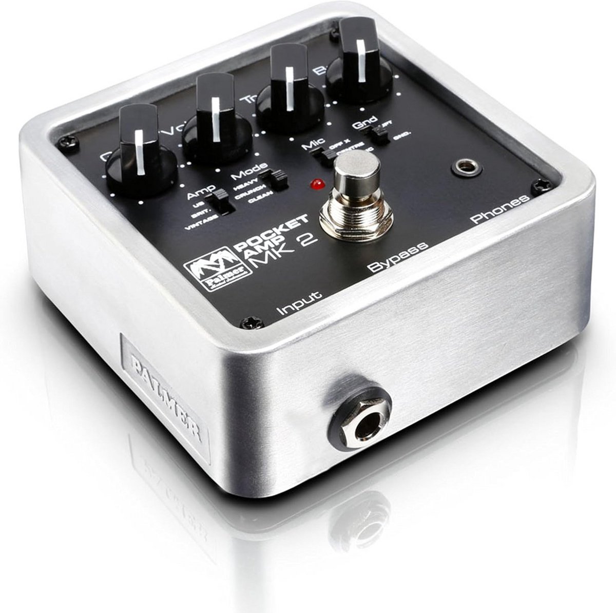 Draagbare Gitaar Preamp & DI-Box - Compacte Versterker Simulatie voor Opname