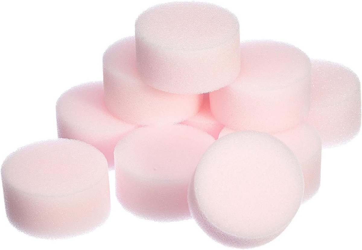 Set van 5 Make-up Sponges - Blend & Foundation Applicator - Fijn Poriën - Ø 6 cm - Roze