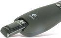 Zwarte Logitech presenter met USB-ontvanger erin gestoken. De ontvanger heeft het Logitech-logo.