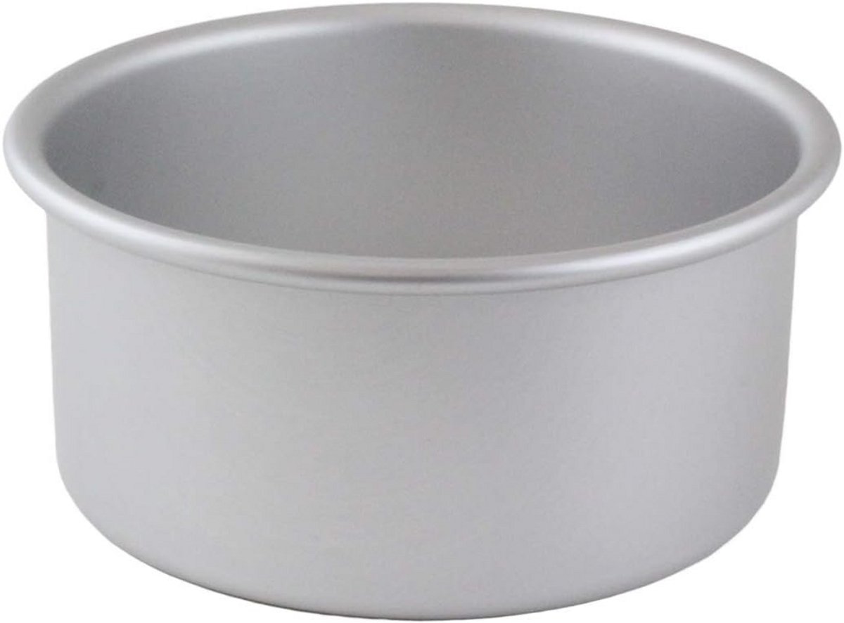 Diepe Ronde Bakvorm - Geanodiseerd Aluminium - Losse Bodem - 17.8 cm (7 inch)