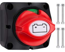 Stroomonderbreker Accu 12 V 24 V 48 V batterijsnijder 1-2-Both-Off, Master Switch accu 275 A batterijschakelaar voor jacht, boot, vrachtwagen, bus, auto, motorfiets