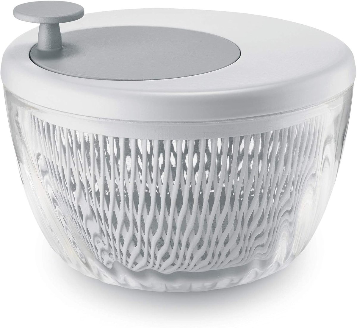 Grote Salade Centrifuge met Deksel - Droog en Bewaar Bladgroenten - Ø 26 cm