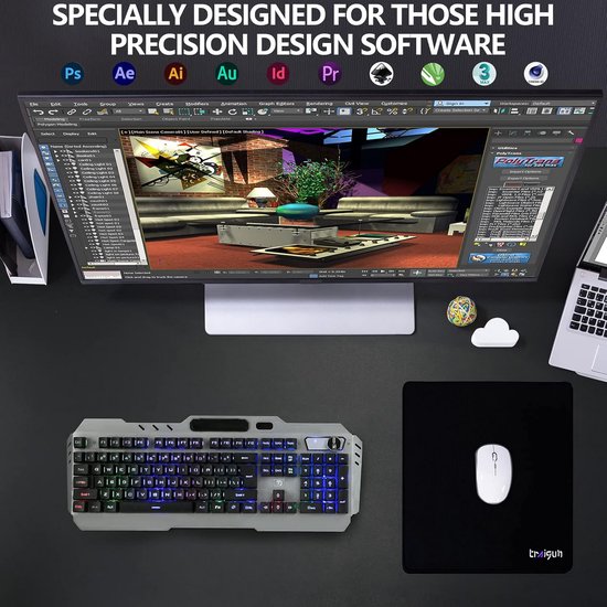Ultrahoge Precisie Gaming Muismat voor FPS - Consistente Snelheid en Controle — afbeelding 5